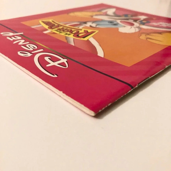 Vtg 1990 Who Framed Roger Rabbit  as Told by Roger Disney Book - Picture 4 of 15